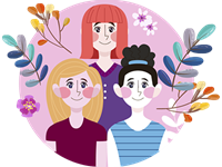 Весняне привітання для всіх жінок